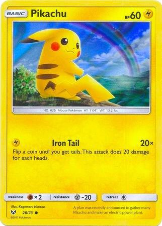 Pikachu 028/073 (Miscellaneous Cards & Products)  - Water Web Holofoil | Good Games Morley
