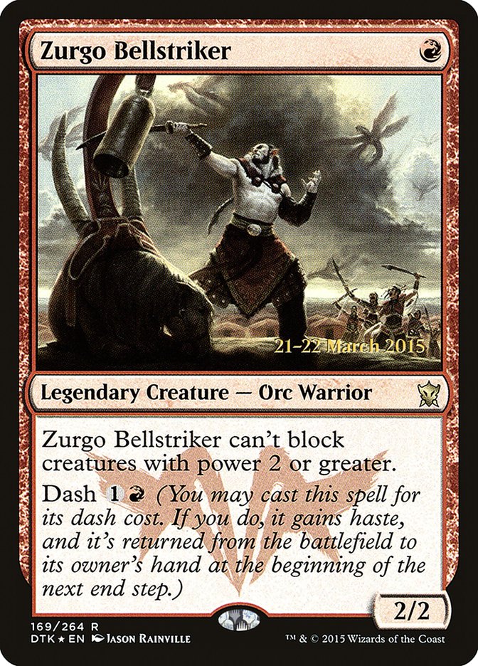 Zurgo Bellstriker [Dragons of Tarkir Prerelease Promos] | Good Games Morley