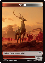 Fractal (0004) // Spirit (0010) Double-Sided Token [Secrets of Strixhaven Tokens] | Good Games Morley