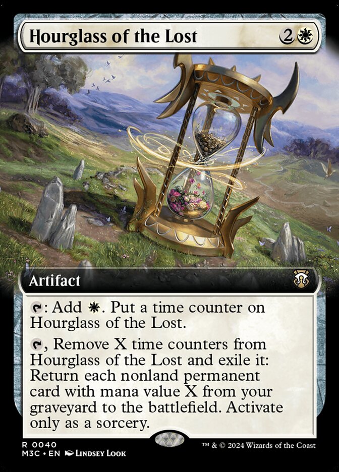 Hourglass of the Lost 40/411 (Commander: Modern Horizons 3)  - Extended Art | Good Games Morley