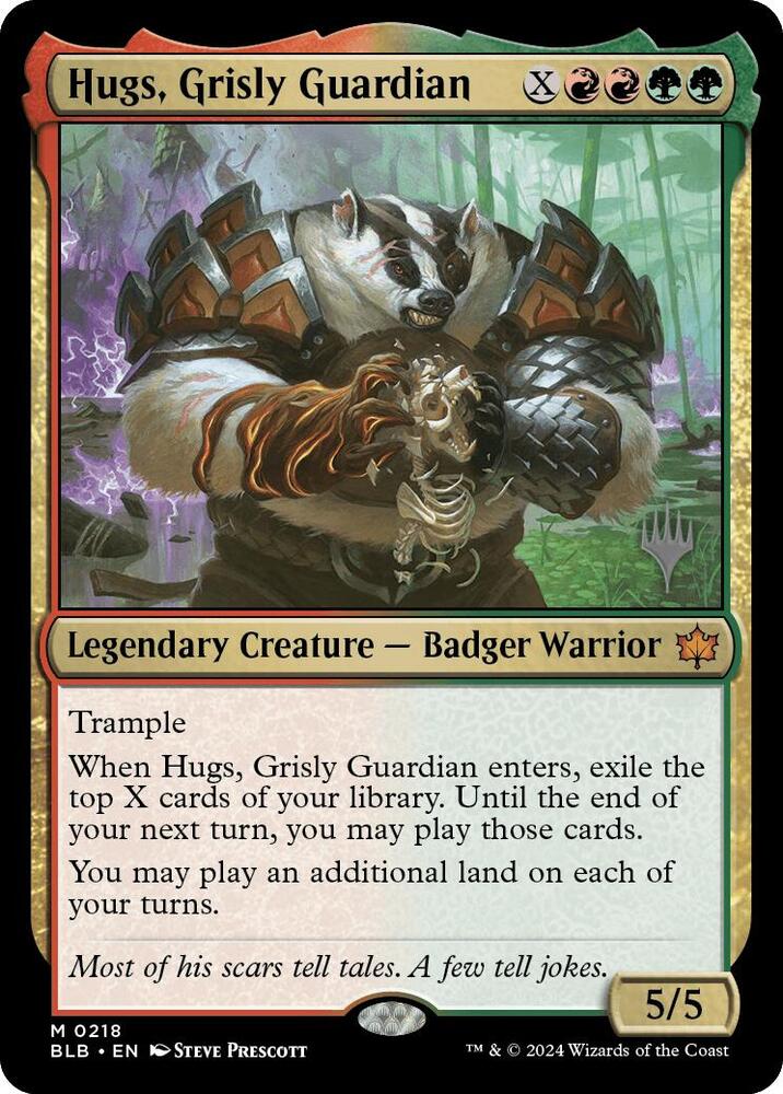 Hugs Grisly Guardian 218 (Promo Pack: Bloomburrow)  | Good Games Morley