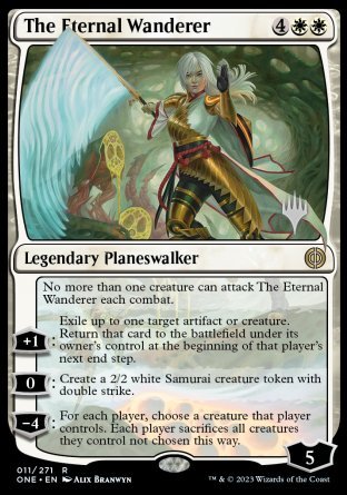 The Eternal Wanderer (Promo Pack) [Phyrexia: All Will Be One Promos] | Good Games Morley