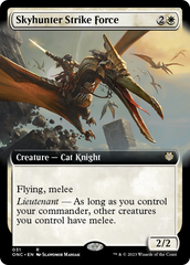 Skyhunter Strike Force (Extended Art) [Phyrexia: All Will Be One Commander] | Good Games Morley