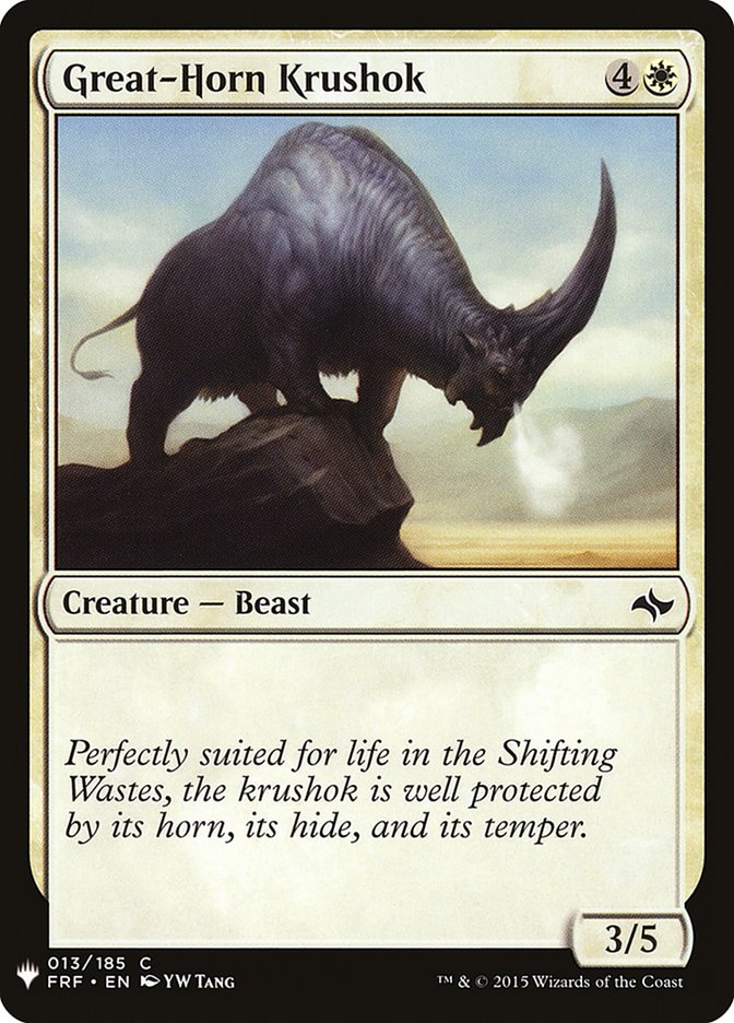 Great-Horn Krushok [Mystery Booster] | Good Games Morley