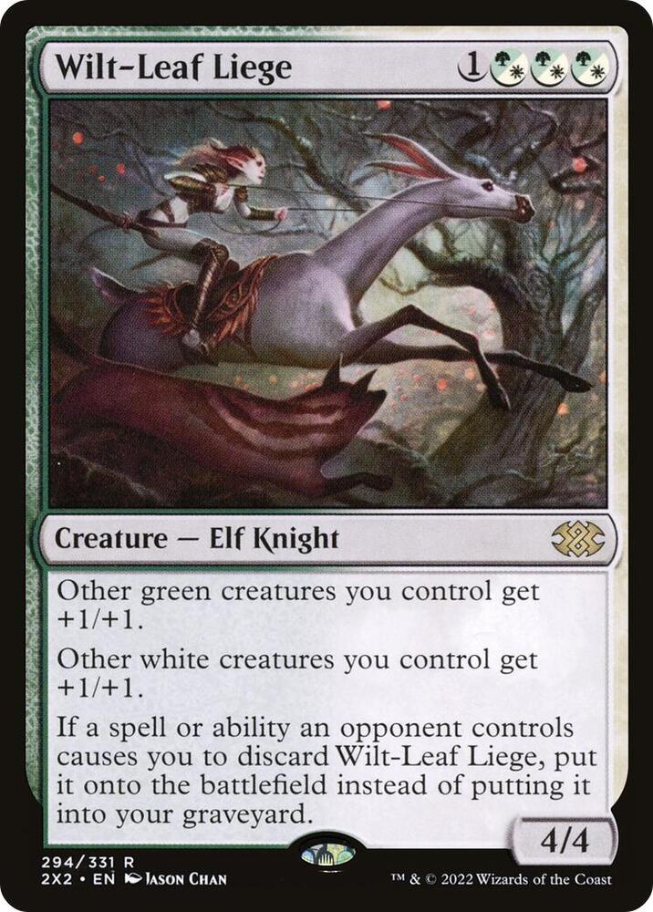 Wilt Leaf Liege 294/331 (Double Masters 2022)  - Foil | Good Games Morley