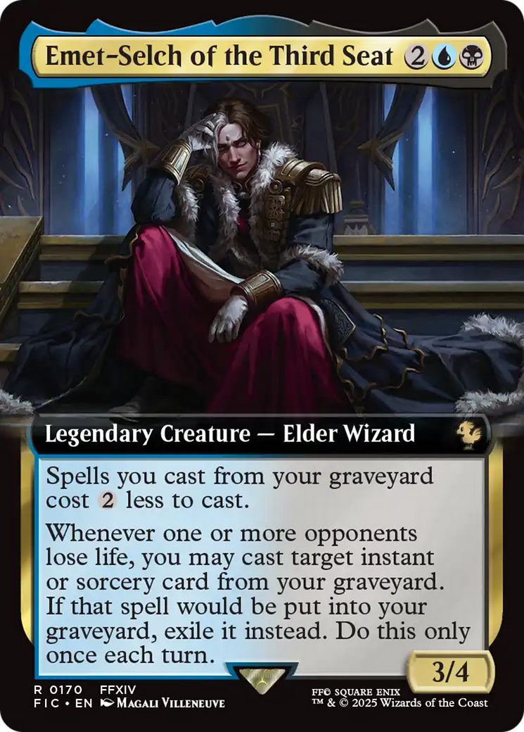 Emet-Selch of the Third Seat (Extended Art) [FINAL FANTASY Commander] | Good Games Morley