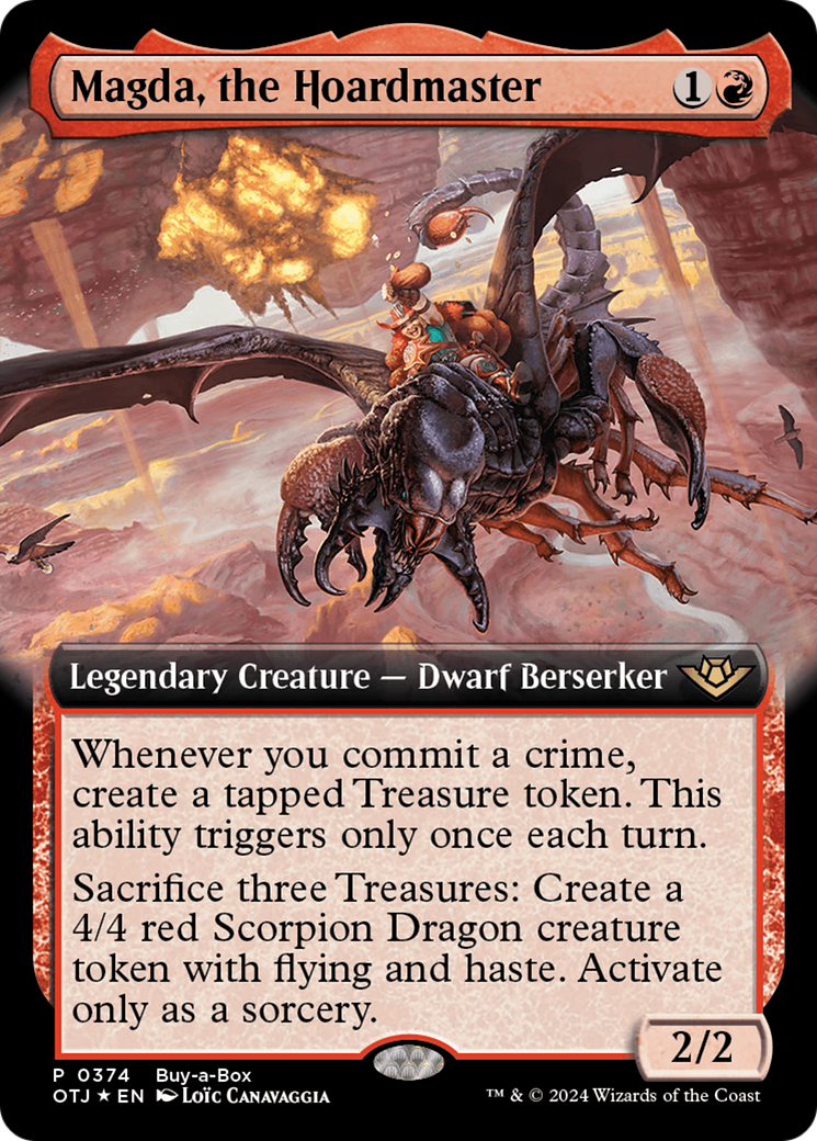 Magda, the Hoardmaster (Buy-A-Box) [Outlaws of Thunder Junction Promos] | Good Games Morley