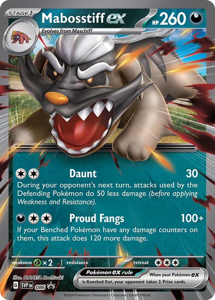 Mabosstiff ex (086) [Scarlet & Violet: Black Star Promos] | Good Games Morley