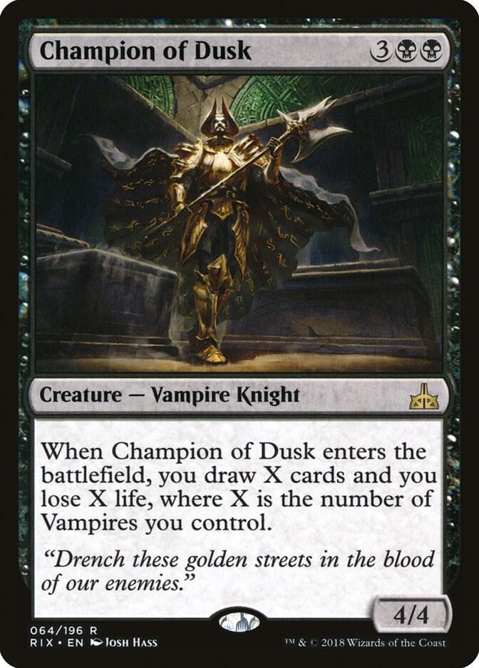 Champion of Dusk 64/196 (Rivals of Ixalan)  | Good Games Morley