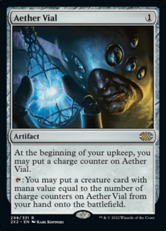 Aether Vial [Double Masters 2022] | Good Games Morley