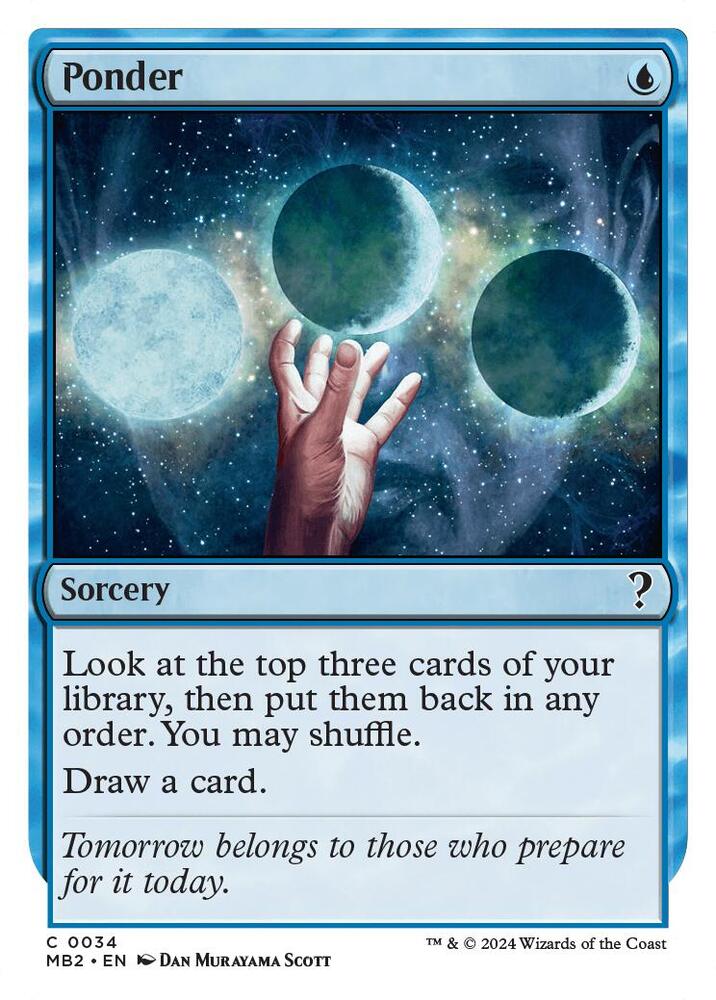 Ponder 34/390 (Mystery Booster 2)  | Good Games Morley