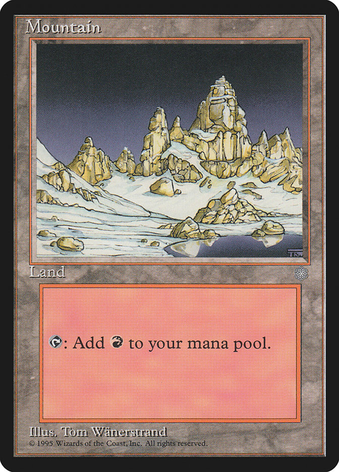 Mountain (No Trees / Signature on Right) [Ice Age] | Good Games Morley
