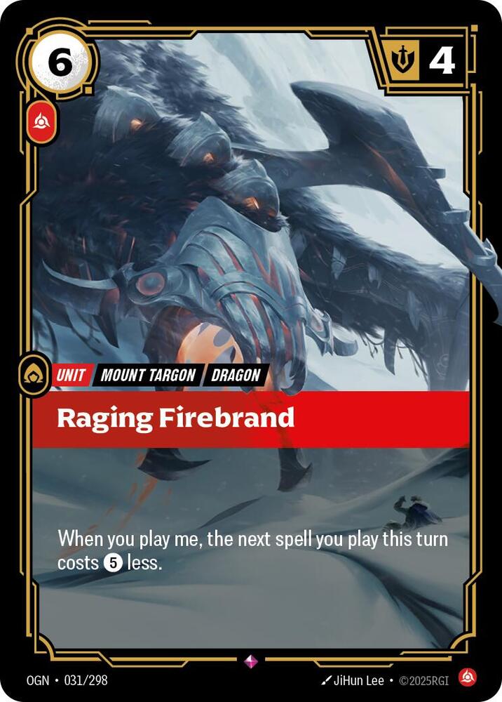 Raging Firebrand 031/298 (Origins)  - Foil | Good Games Morley