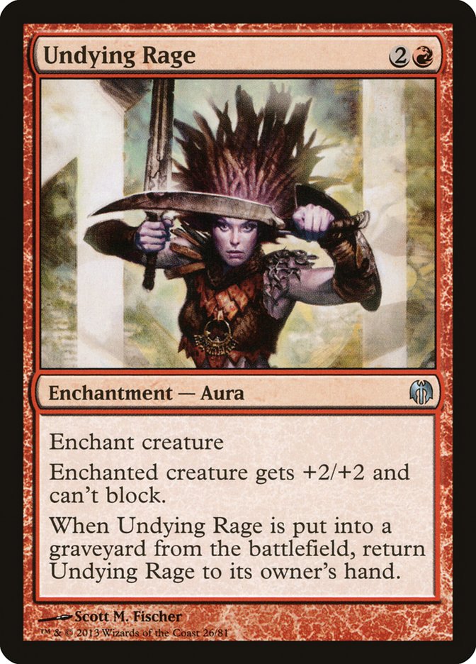 Undying Rage [Duel Decks: Heroes vs. Monsters] | Good Games Morley