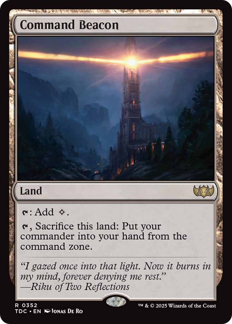 Command Beacon [Tarkir: Dragonstorm Commander] | Good Games Morley