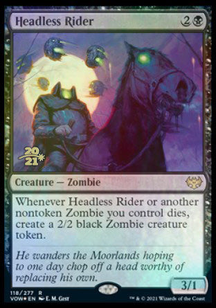 Headless Rider [Innistrad: Crimson Vow Prerelease Promos] | Good Games Morley