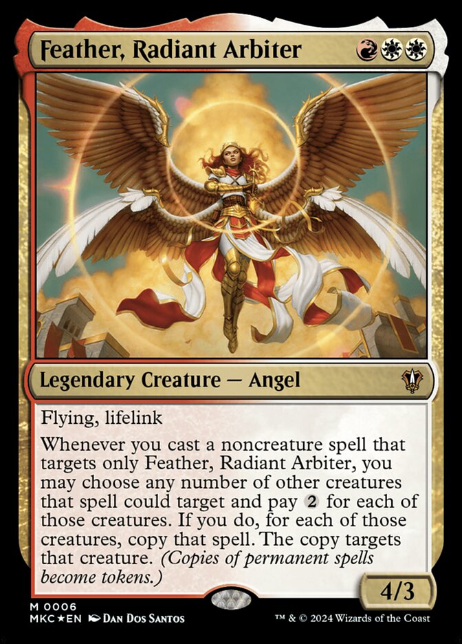 Feather, Radiant Arbiter 6/311 (Commander: Murders at Karlov Manor)  - Foil | Good Games Morley