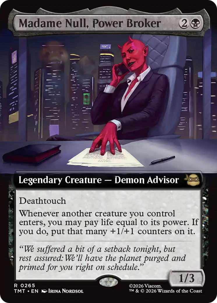 Madame Null, Power Broker (Extended Art) [Teenage Mutant Ninja Turtles] | Good Games Morley
