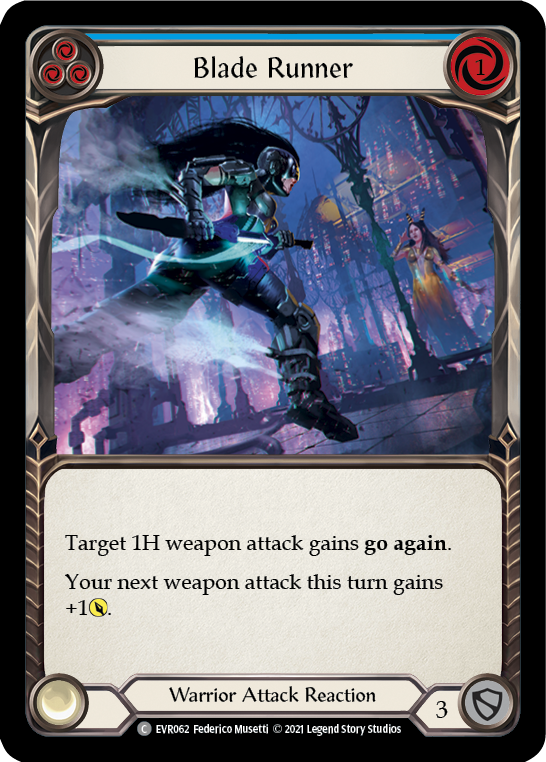Blade Runner (Blue) [EVR062] (Everfest)  1st Edition Rainbow Foil | Good Games Morley