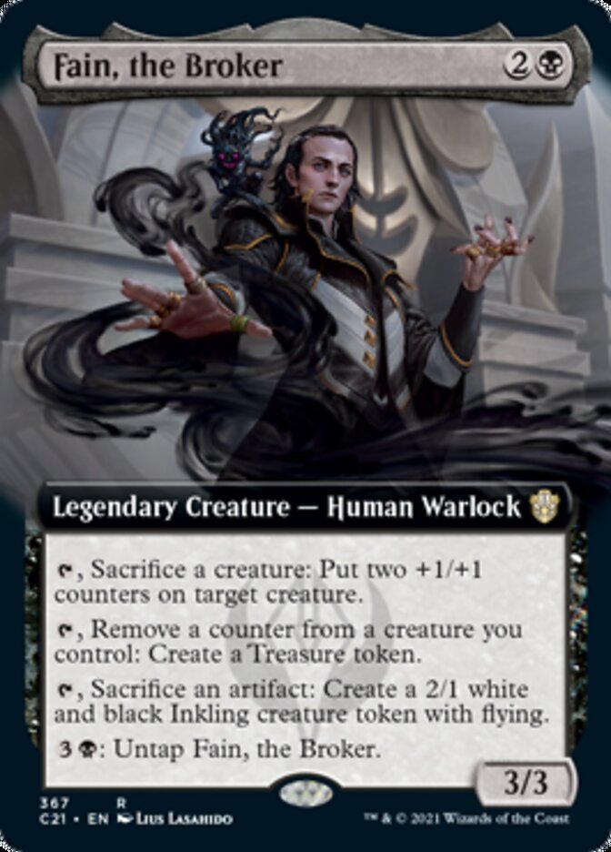 Fain, the Broker (Extended Art) [Commander 2021] | Good Games Morley