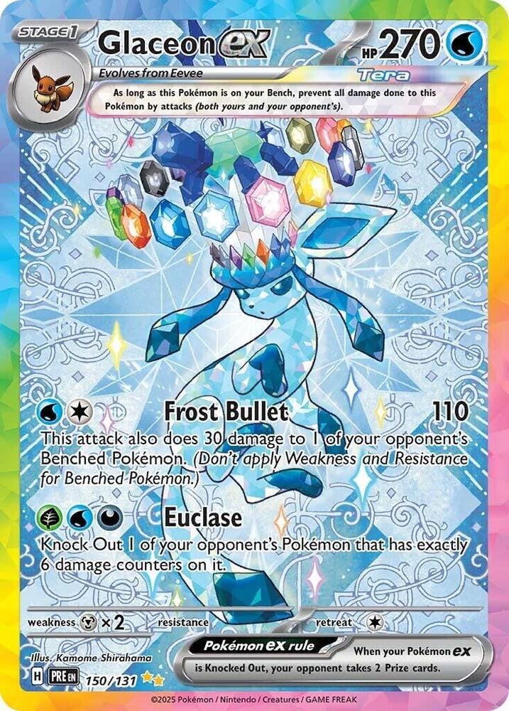 Glaceon ex (150/131) [Scarlet & Violet: Prismatic Evolutions] | Good Games Morley