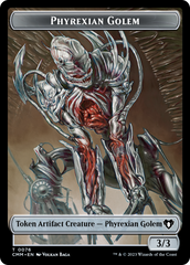 Phyrexian Golem // Ox Double-Sided Token [Commander Masters Tokens] | Good Games Morley
