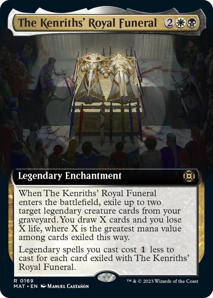 The Kenriths' Royal Funeral 169/50 (March of the Machine: The Aftermath)  - Extended Art Foil | Good Games Morley