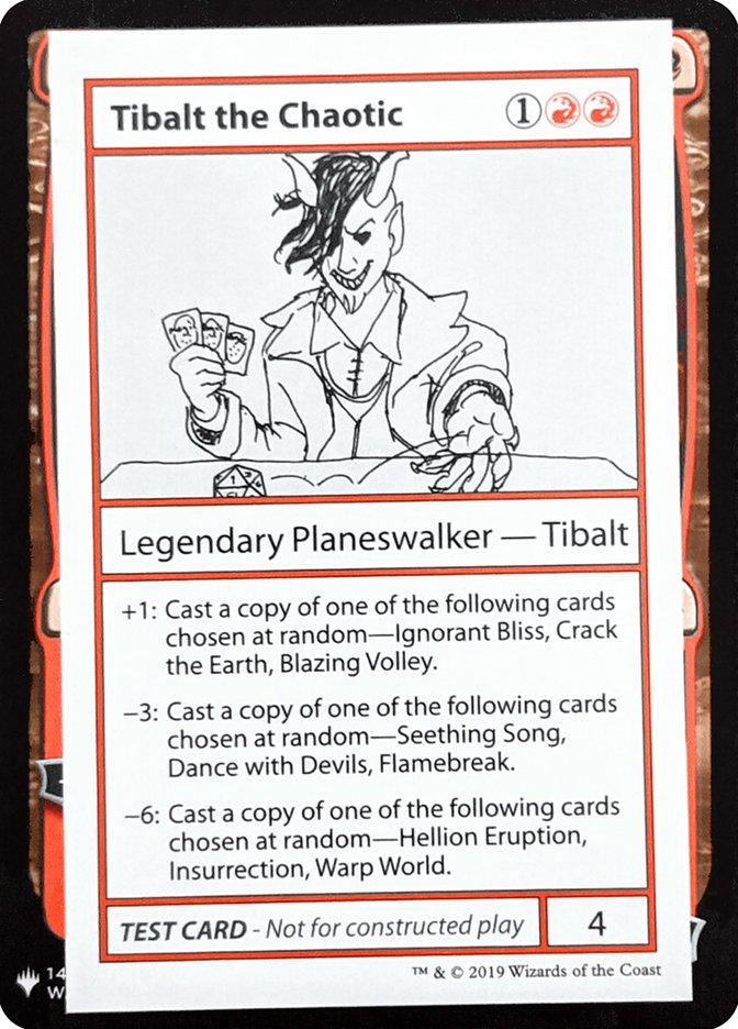 Tibalt the Chaotic [Mystery Booster Playtest Cards] | Good Games Morley