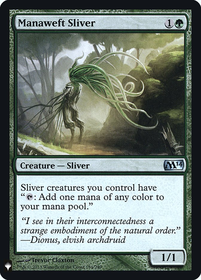 Manaweft Sliver [Mystery Booster] | Good Games Morley