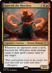 Kaervek the Merciless [Duskmourn: House of Horror Commander] | Good Games Morley