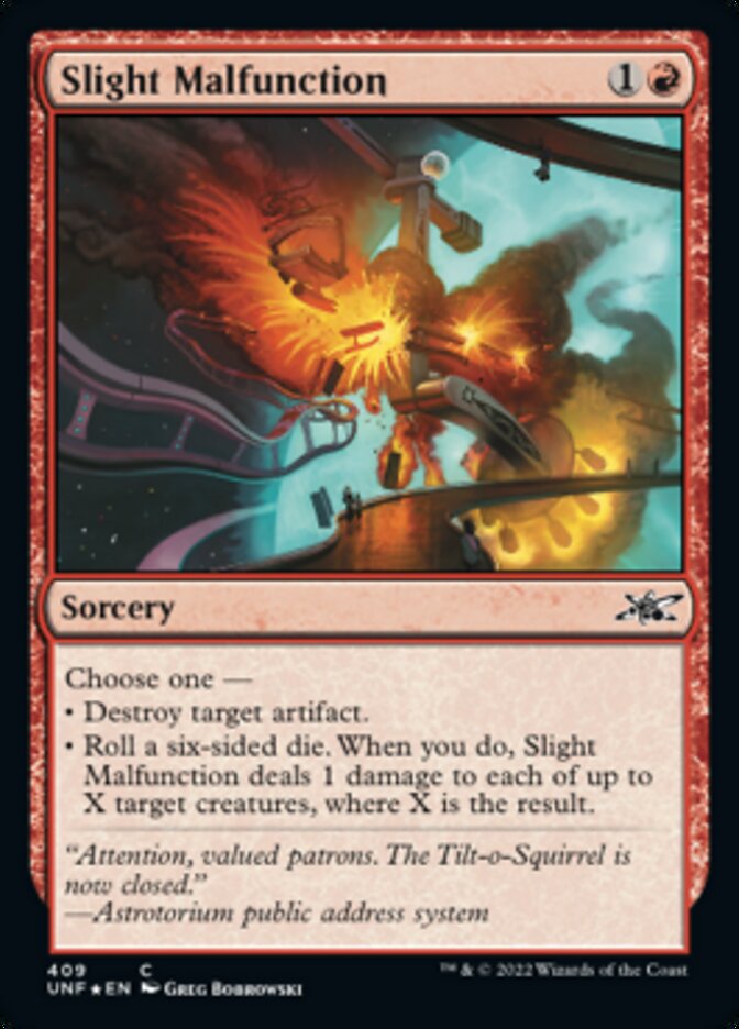 Slight Malfunction (Galaxy Foil) [Unfinity] | Good Games Morley