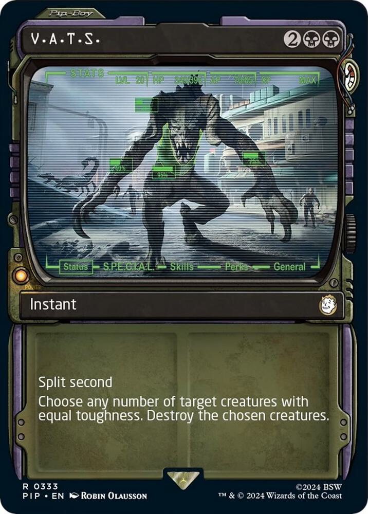V.A.T.S. 333/326 (Universes Beyond: Fallout)  - Showcase Foil | Good Games Morley
