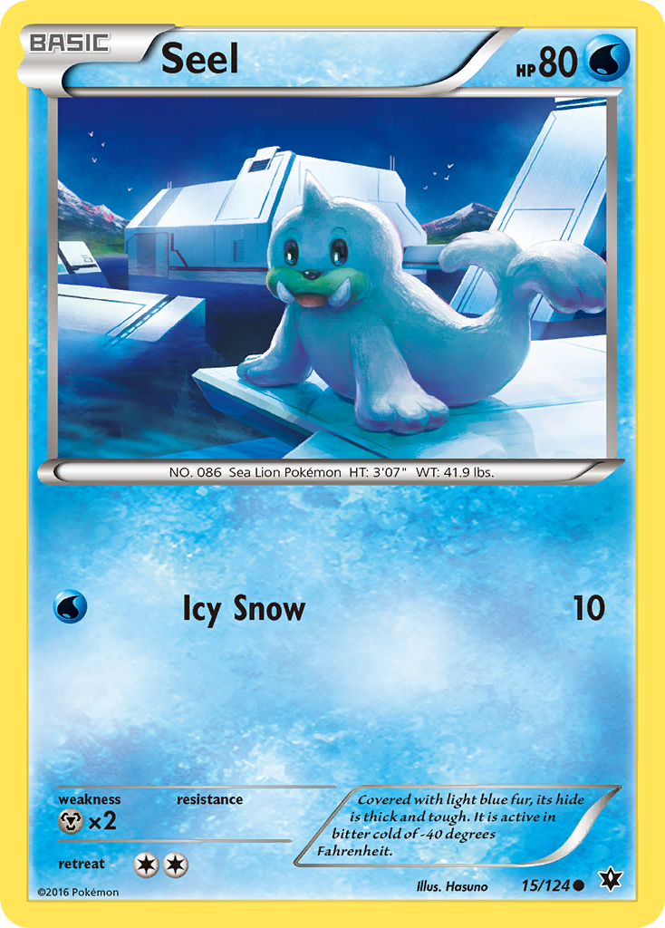 Seel (15/124) [XY: Fates Collide] | Good Games Morley