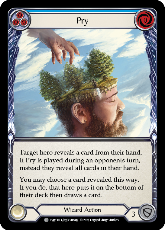 Pry (Blue) [EVR130] (Everfest)  1st Edition Normal | Good Games Morley