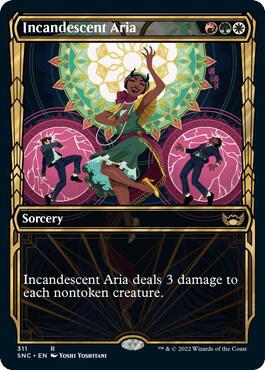 Incandescent Aria Showcase 311/281 (Streets of New Capenna)  - Foil | Good Games Morley