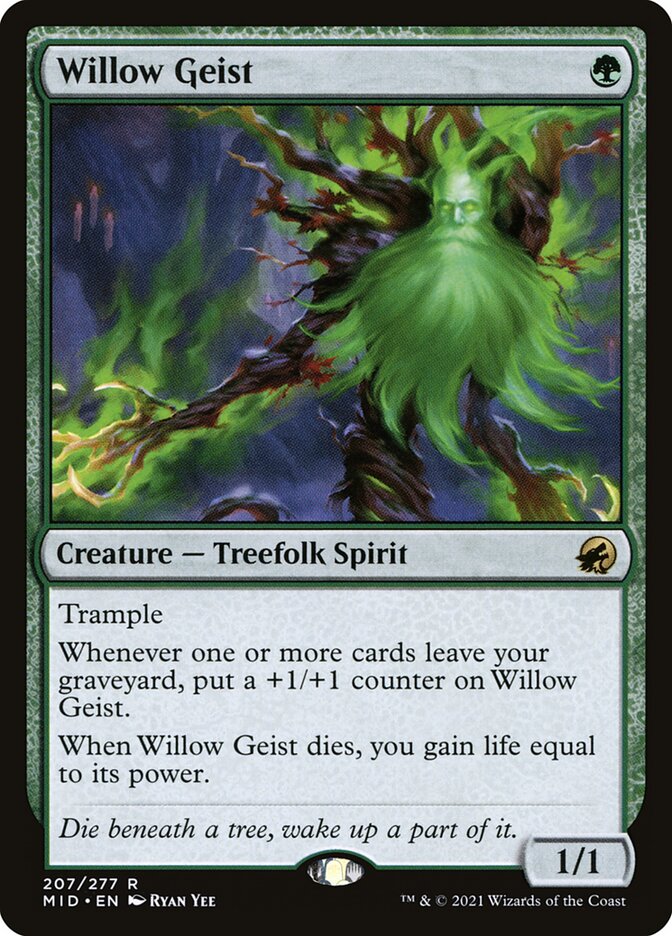 Willow Geist 207/277 (Innistrad: Midnight Hunt)  - Foil | Good Games Morley