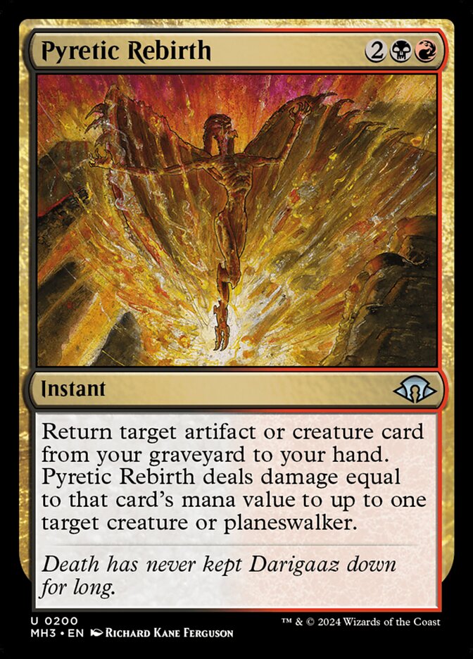Pyretic Rebirth 200/319 (Modern Horizons 3)  - Foil | Good Games Morley