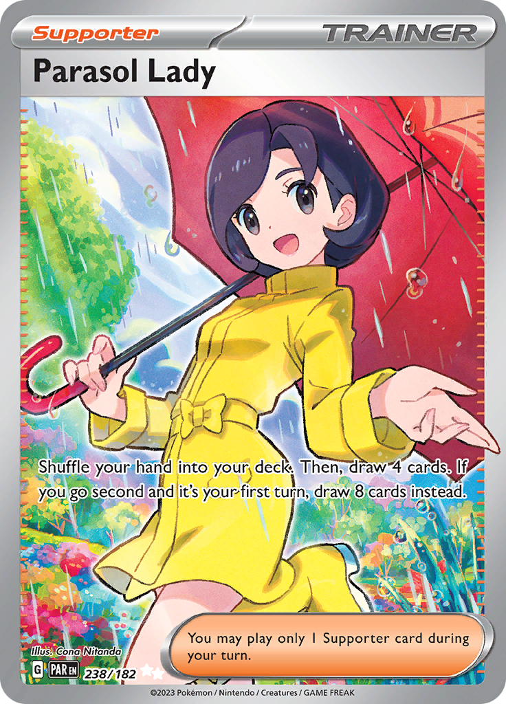 Parasol Lady (238/182) [Scarlet & Violet: Paradox Rift] | Good Games Morley