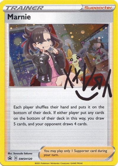 Marnie (SWSH120) [Sword & Shield: Black Star Promos] | Good Games Morley