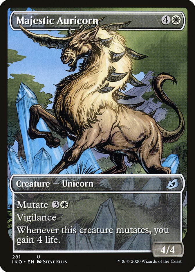 Majestic Auricorn (Showcase) [Ikoria: Lair of Behemoths] | Good Games Morley
