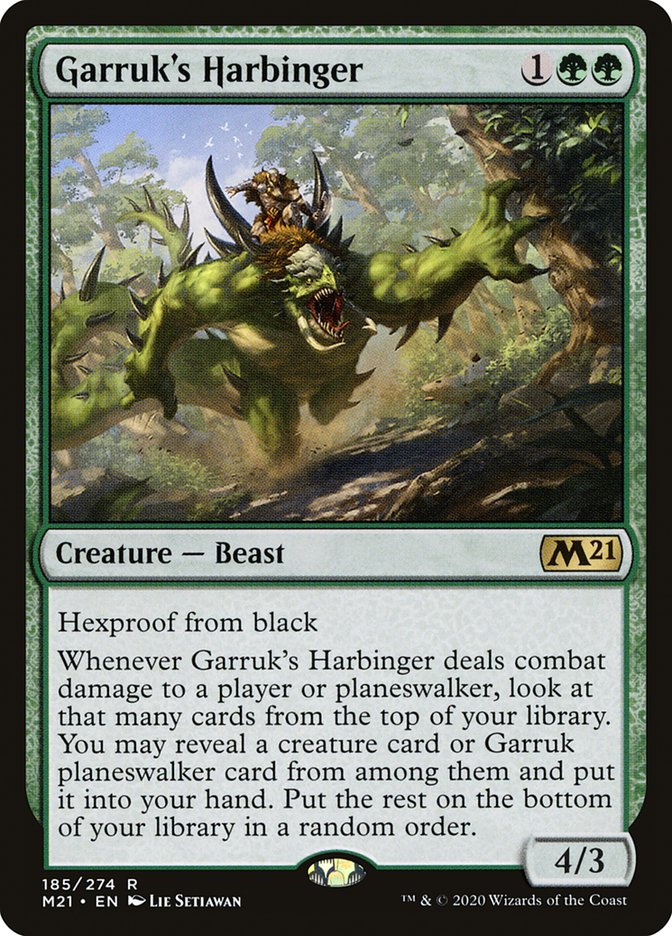 Garruk's Harbinger 185 (Core Set 2021)  - Foil | Good Games Morley