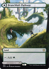 Branchloft Pathway // Boulderloft Pathway (Borderless Alternate Art) [Zendikar Rising] | Good Games Morley