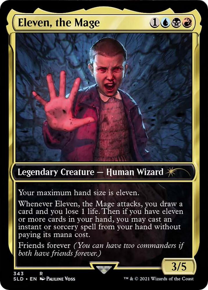 Eleven, the Mage // Cecily, Haunted Mage 343 (Secret Lair Drop Series)  - Full Art Foil | Good Games Morley