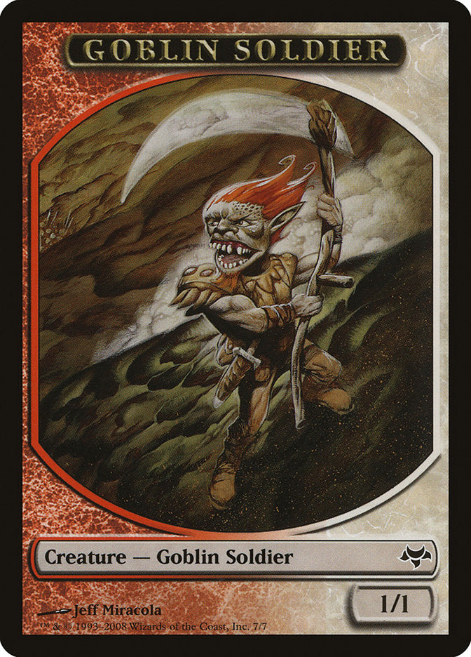 Goblin Soldier Token [Eventide Tokens] | Good Games Morley