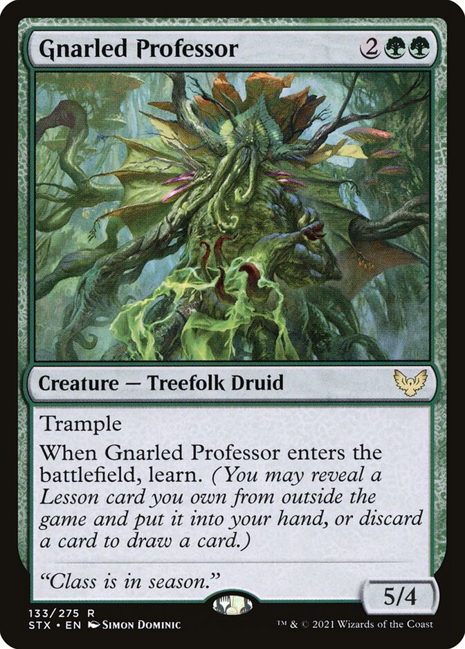 Gnarled Professor 133 (Strixhaven: School of Mages)  - Foil | Good Games Morley
