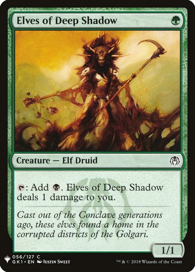 Elves of Deep Shadow GK1-56/5075 (The List Reprints)  | Good Games Morley