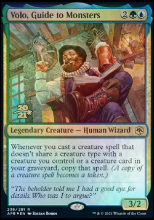 Volo, Guide to Monsters [Dungeons & Dragons: Adventures in the Forgotten Realms Prerelease Promos] | Good Games Morley