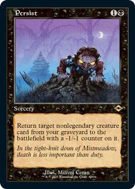 Persist Retro Frame Foil Etched 400 (Modern Horizons 2)  - Foil | Good Games Morley