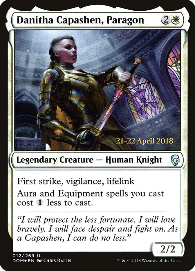 Danitha Capashen, Paragon [Dominaria Prerelease Promos] | Good Games Morley