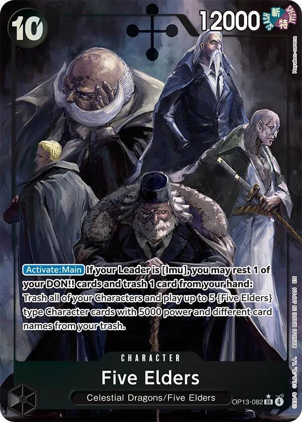 Five Elders OP13-082 (Carrying On His Will)  - Alternate Art Foil | Good Games Morley
